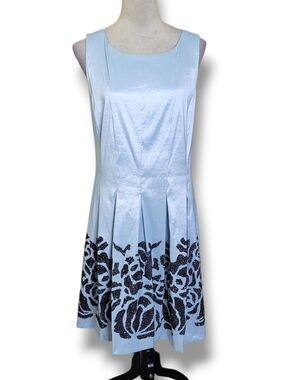 Vintage 90s Leslie Fay Taffeta Cocktail Dress Size 8